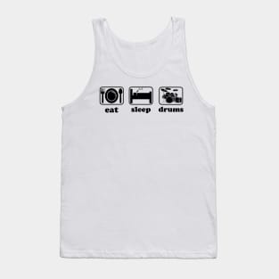 Eat Sleep Drums Funny drummer Tank Top